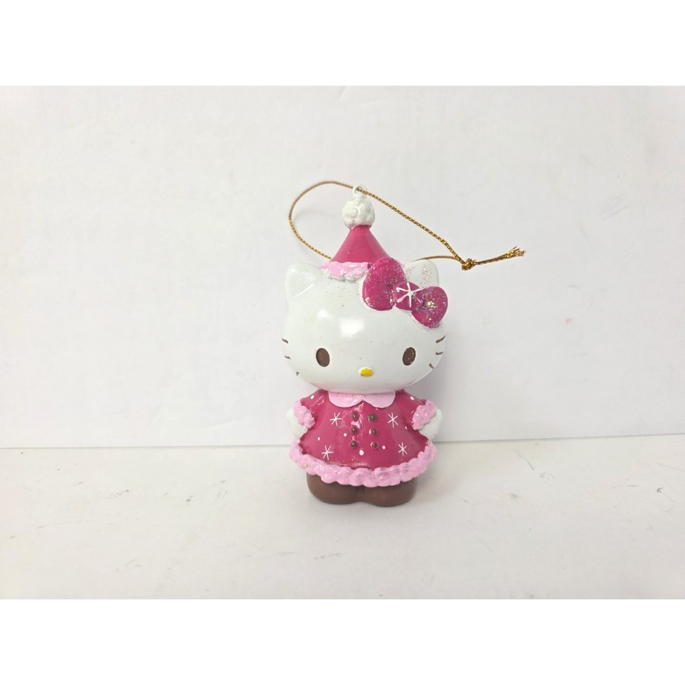 2013 Sanrio Hello Kitty Christmas ornament 4" solid